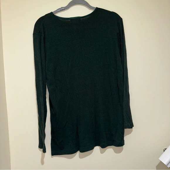 Women’s Vintage Fair Set Brand Dark Green Basic Casual Long Sleeve Shirt Size: M - Picture 10 of 15